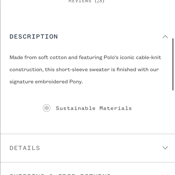 Polo Ralph Lauren

Cable-Knit Short-Sleeve Sweater  white - Picture 7 of 17